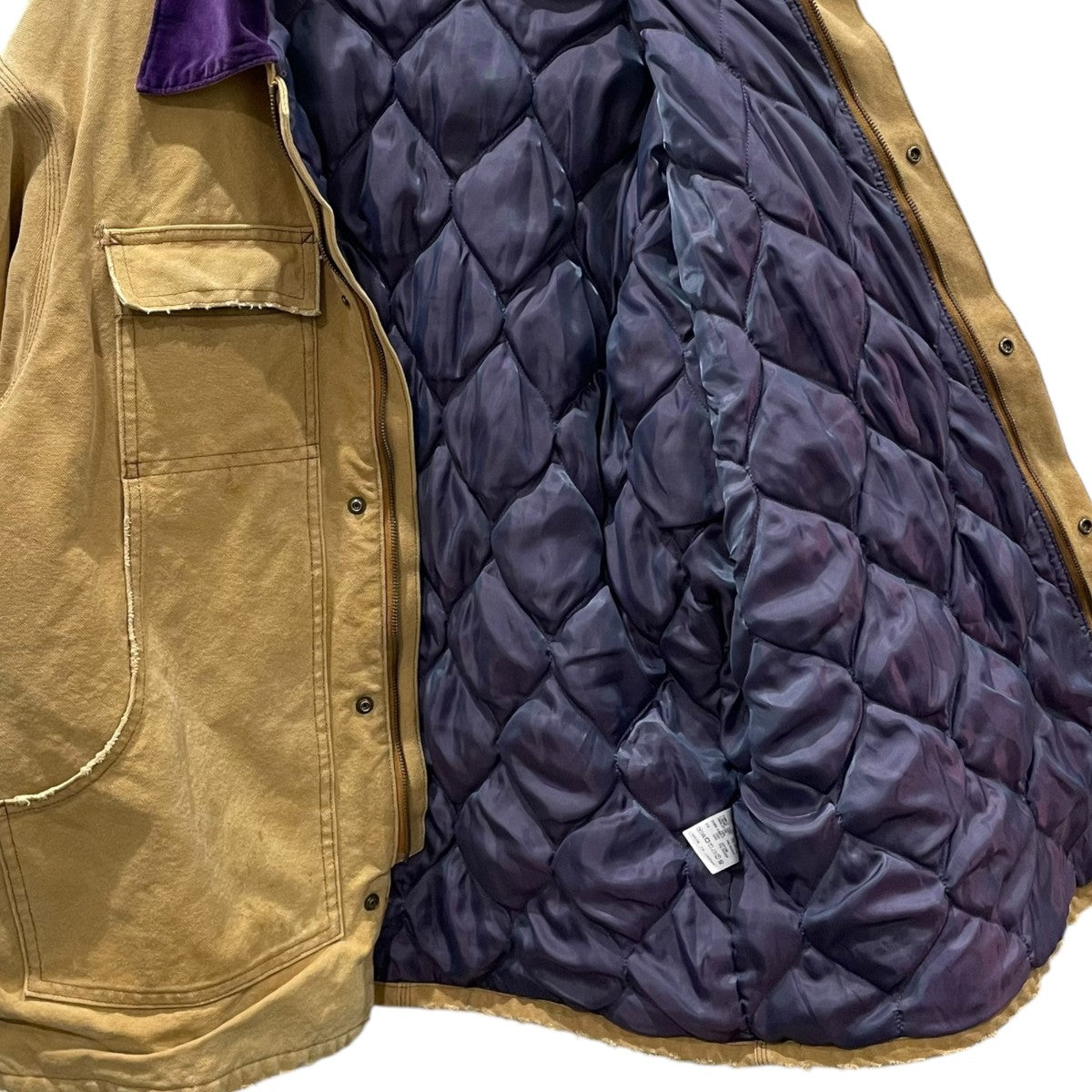 23AW ダメージ加工コート Lumberjack Coat - 16oz Cotton Canvas ランバージャック コート - 16オンス コットン キャンバス NS157