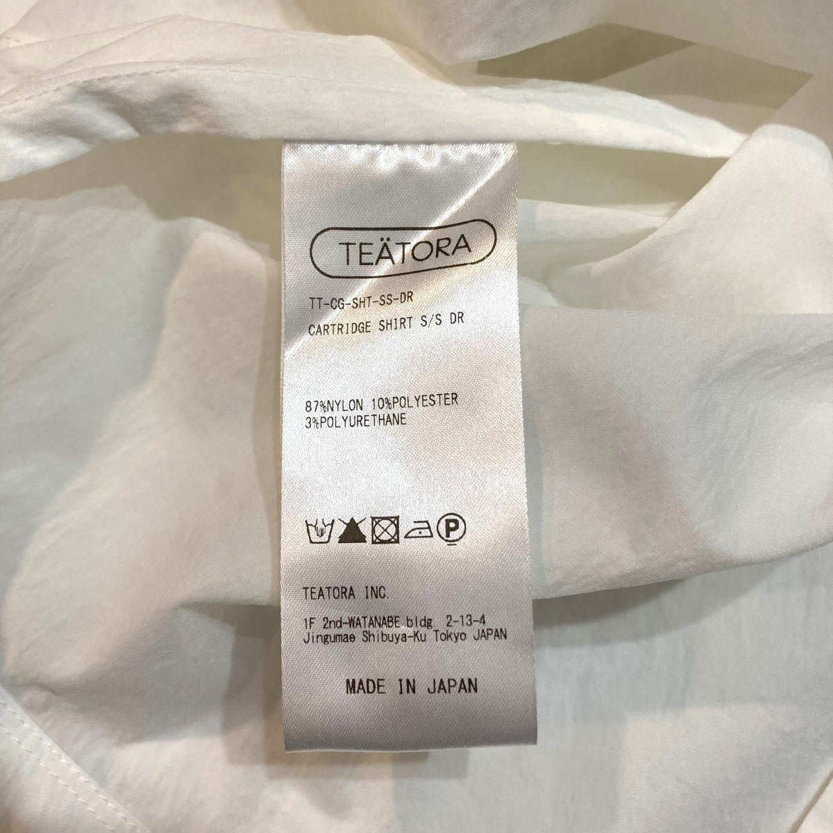 TEATORA 半袖シャツTT-CG-SHT-SS-DR 古着・中古-6枚目のアイテム画像