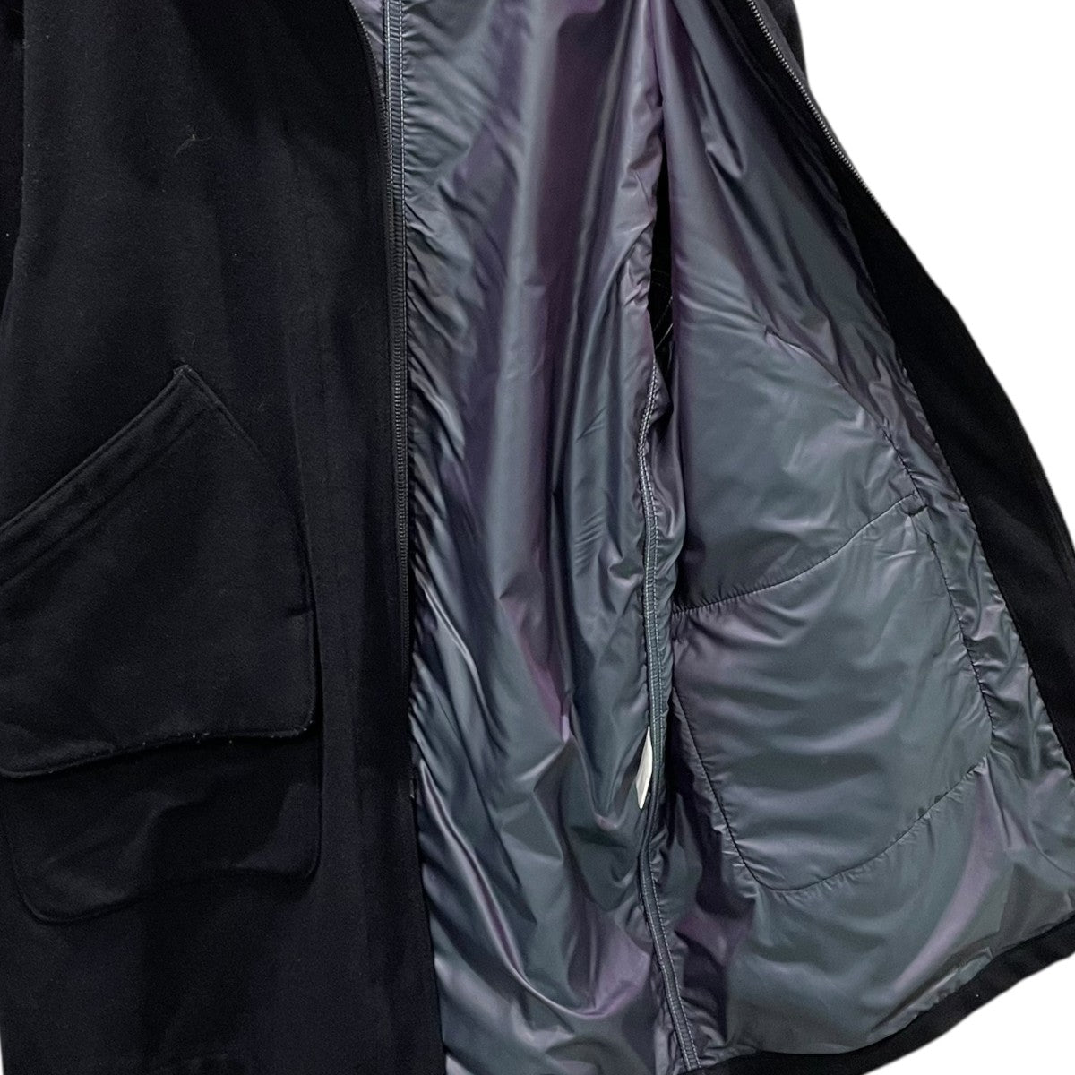 ジップアップフーデドコート Dee Parka3 Wool Melton ディーコート ウールメルトン 3108-WM2-1