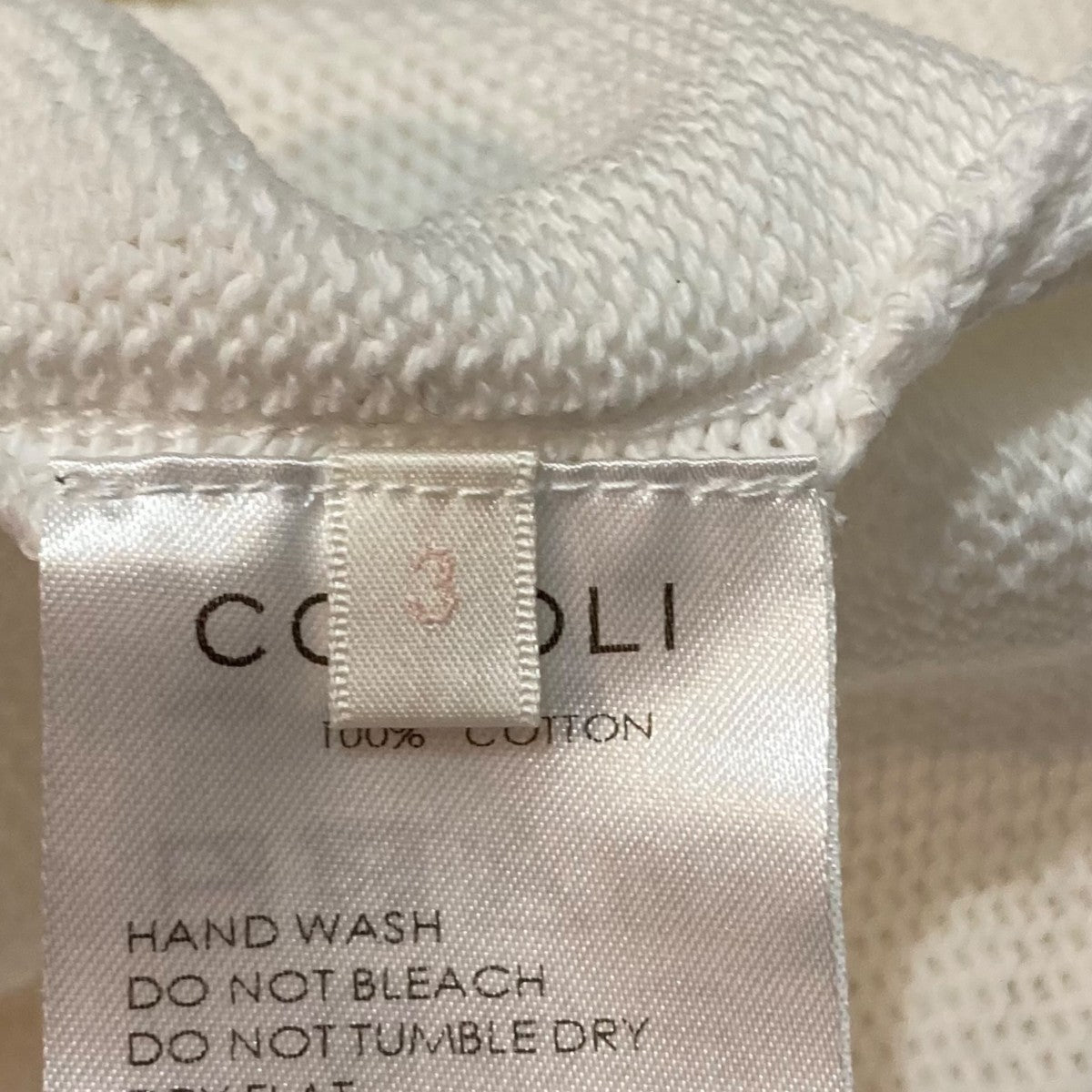 COMOLI 長袖ニットB01-06007 古着・中古-6枚目のアイテム画像