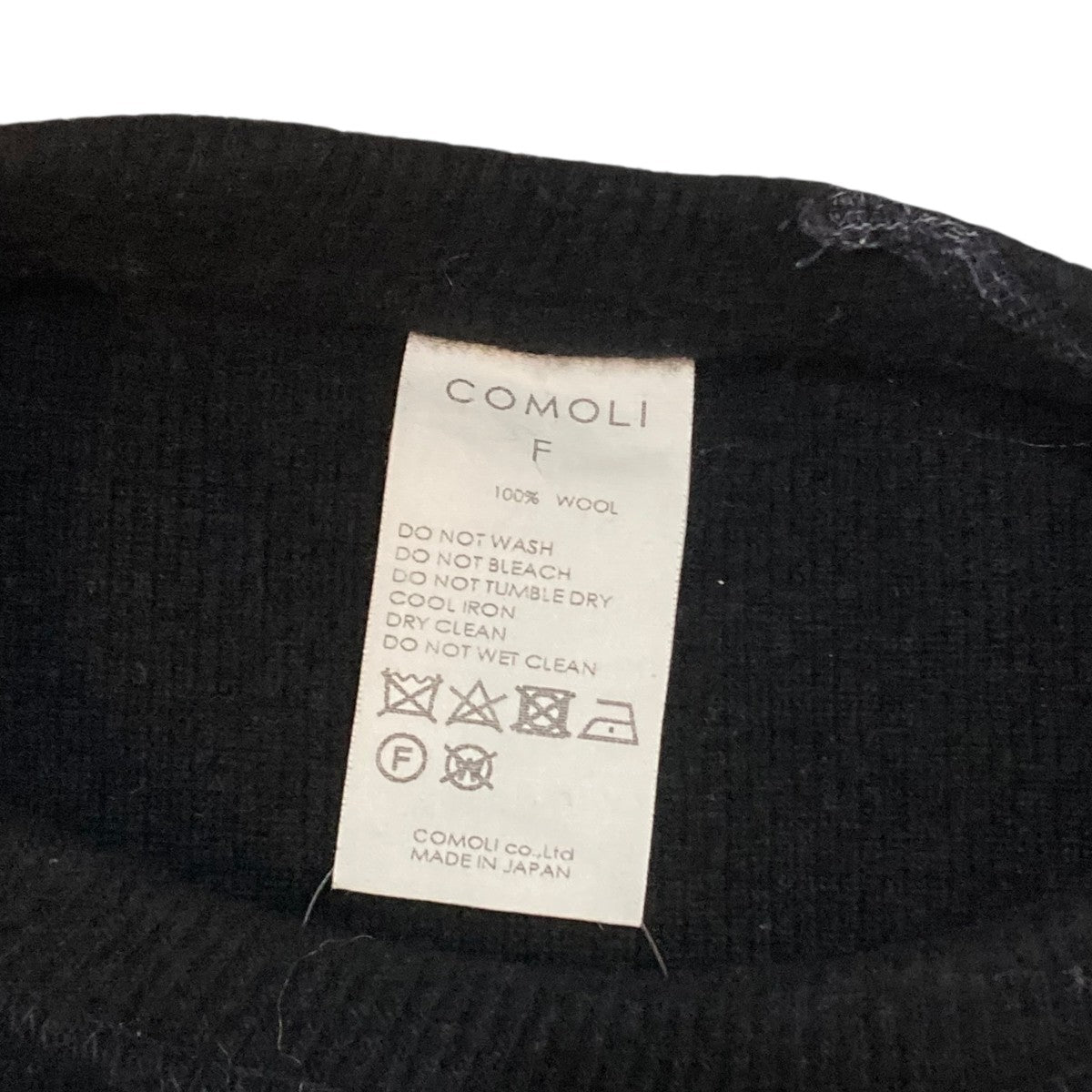 COMOLI(コモリ) ウール サープラス長袖クルー W03-05019 W03-05019