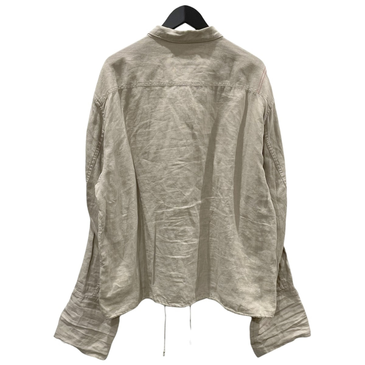 リネンチャイナジャケット ROLL UP SLEEVES CHINA COVERALL SHIRTS ロールアップスリーブス チャイナカバーオールシャツ AN219