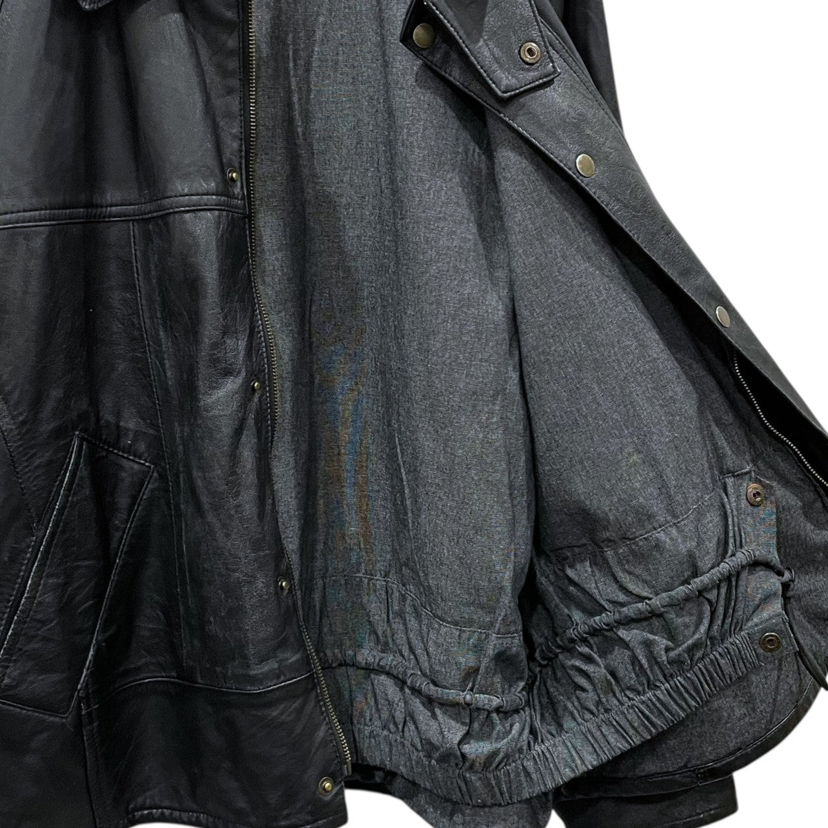 yoused(ユーズド) リメイクレザージャケット LEATHER DRIVER'S JACKET