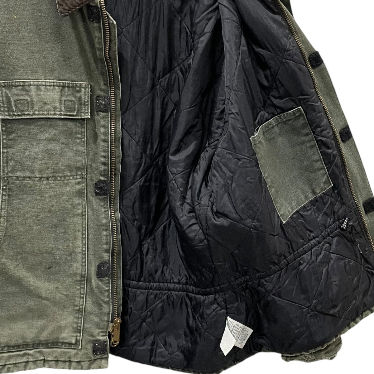 (special) 80s カーハート　チョアコート 襤褸 襟共地 キルティング special) 80s カーハート チョアコート 襤褸 襟共地 キルティング