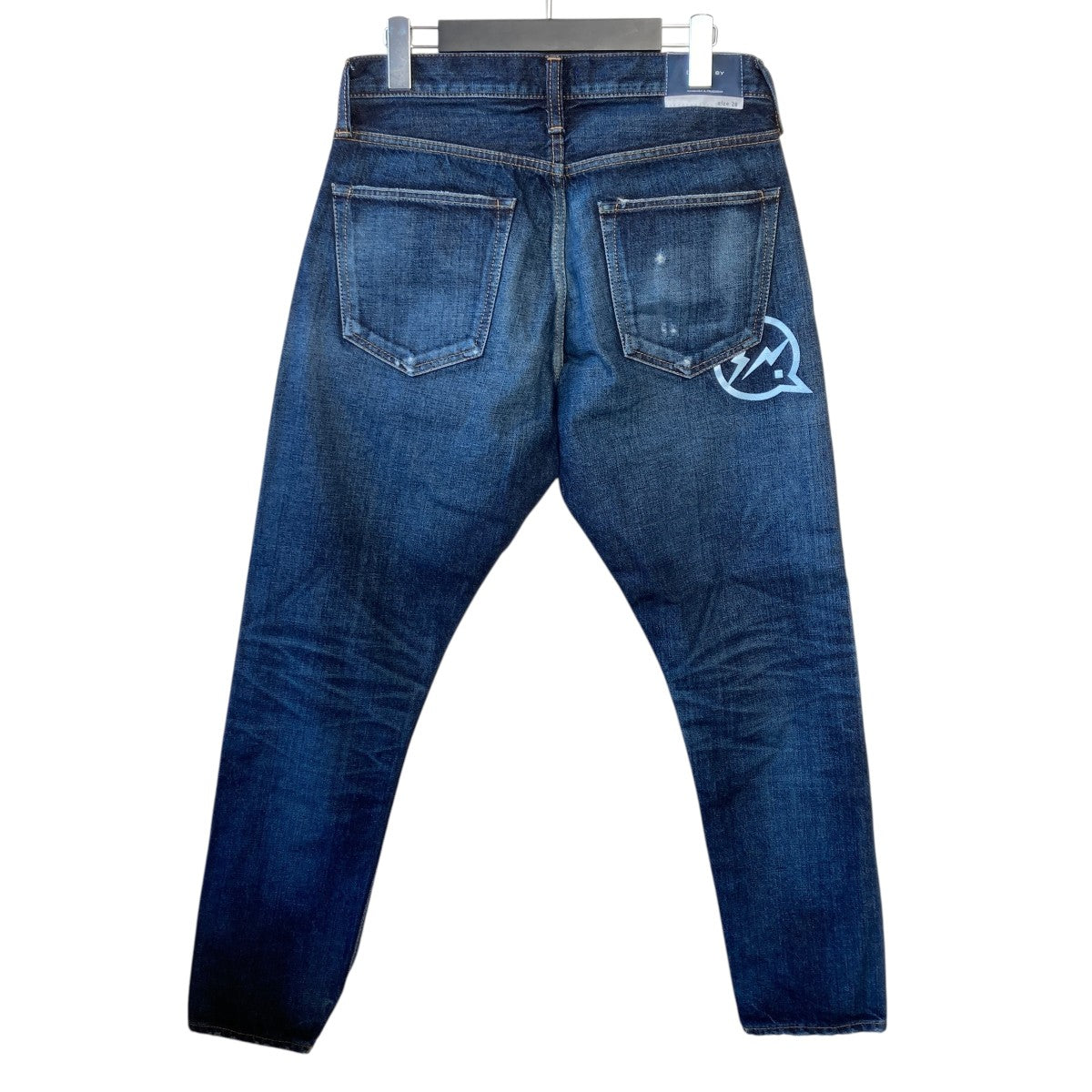 VANQUISH×FRAGMENT DESIGN One year Used wash Tepered Denim PantsデニムパンツVFP4059 古着・中古-2枚目のアイテム画像