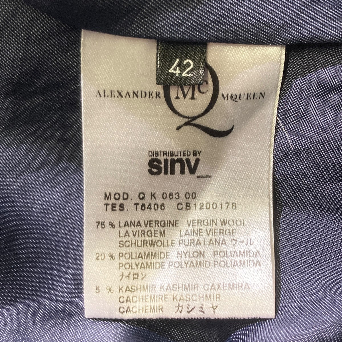 ALEXANDER McQUEEN コート 古着・中古-5枚目のアイテム画像