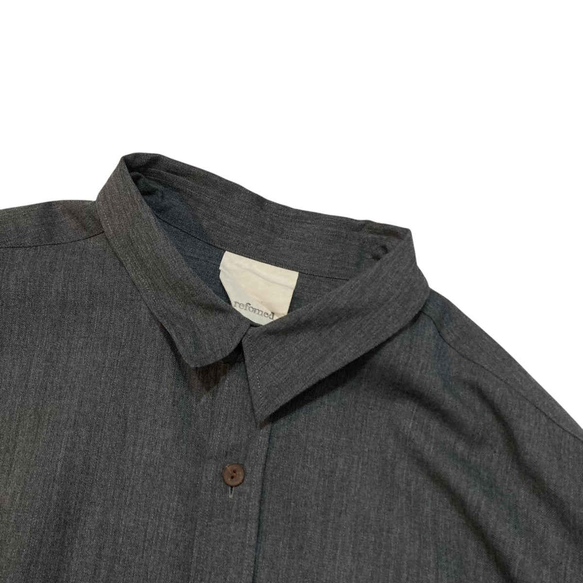 refomed(リフォメッド) WRIST PATCH WIDE SHIRT WOOL長袖シャツRE22AW
