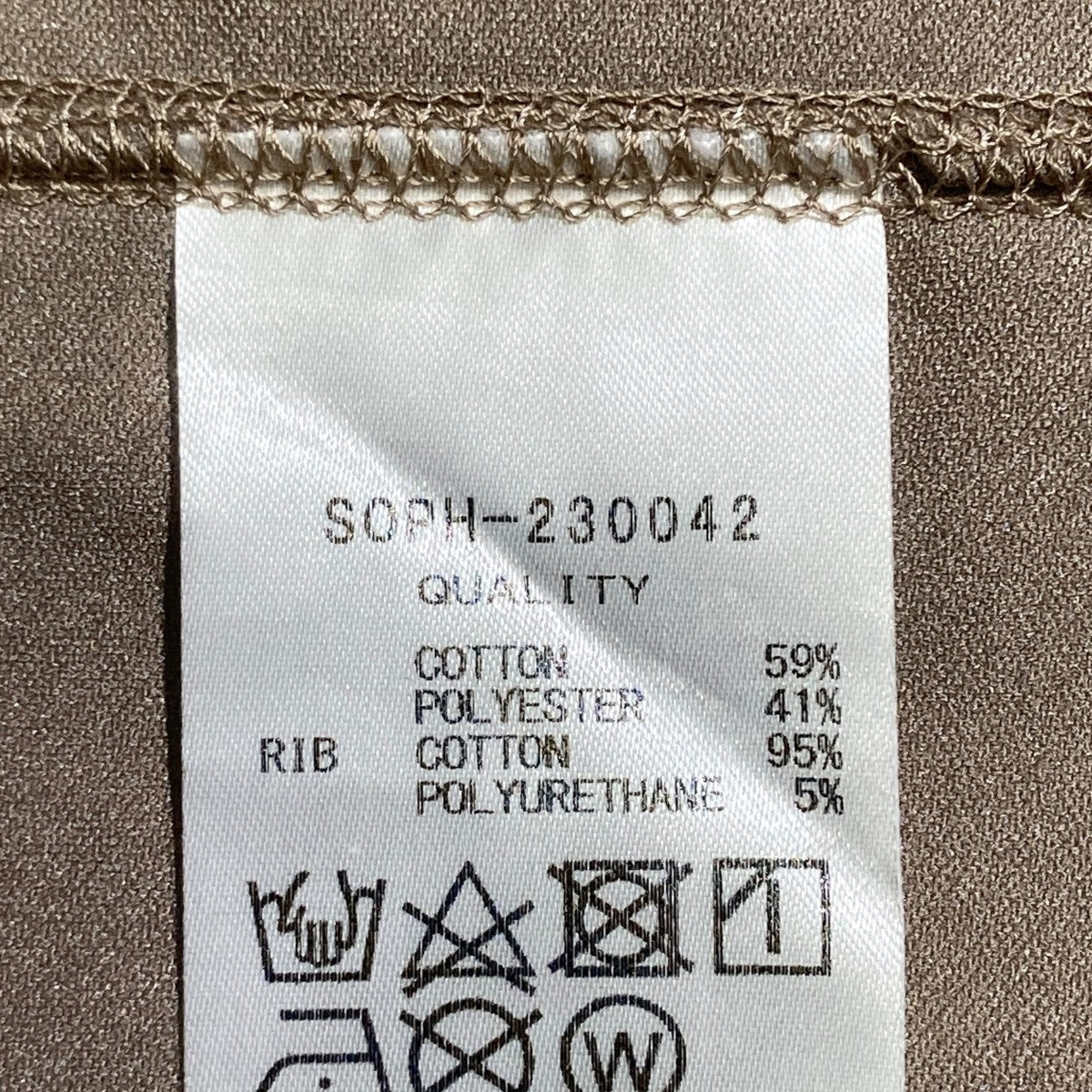 HALF ZIP SUPER BAGGY TOPハーフジップカットソーSOPH-230042