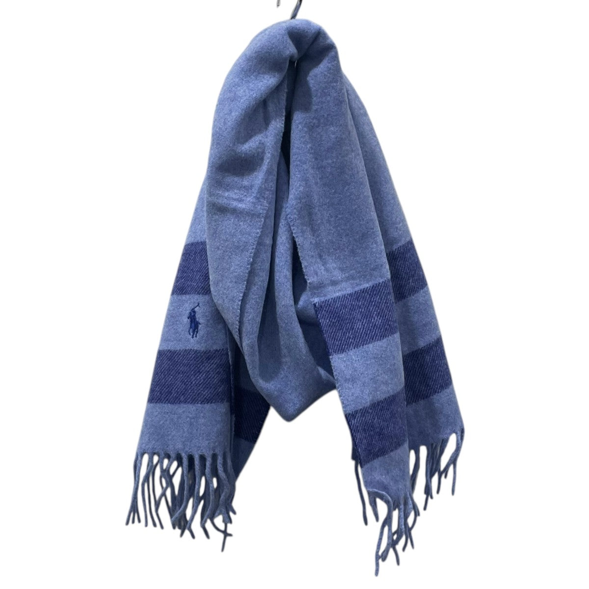 POLO RALPH LAUREN(ポロラルフローレン) ウールマフラー ブルー サイズ