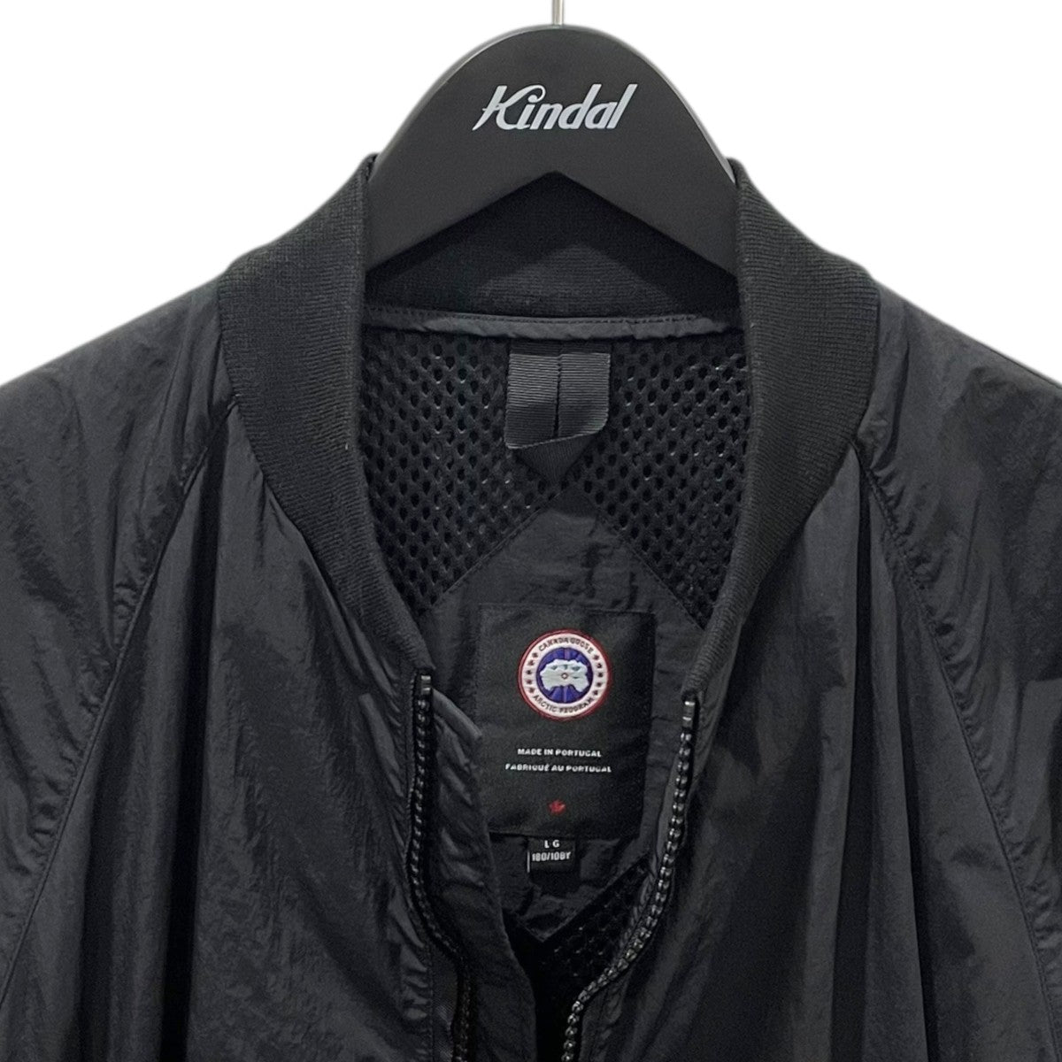 21AW ジップアップナイロンジャケット Faber Bomber Black Label フェーバーボンバーブラックレーベル 2441MB