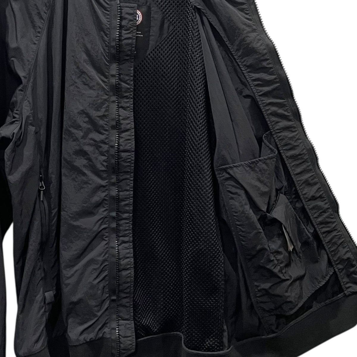 21AW ジップアップナイロンジャケット Faber Bomber Black Label フェーバーボンバーブラックレーベル 2441MB