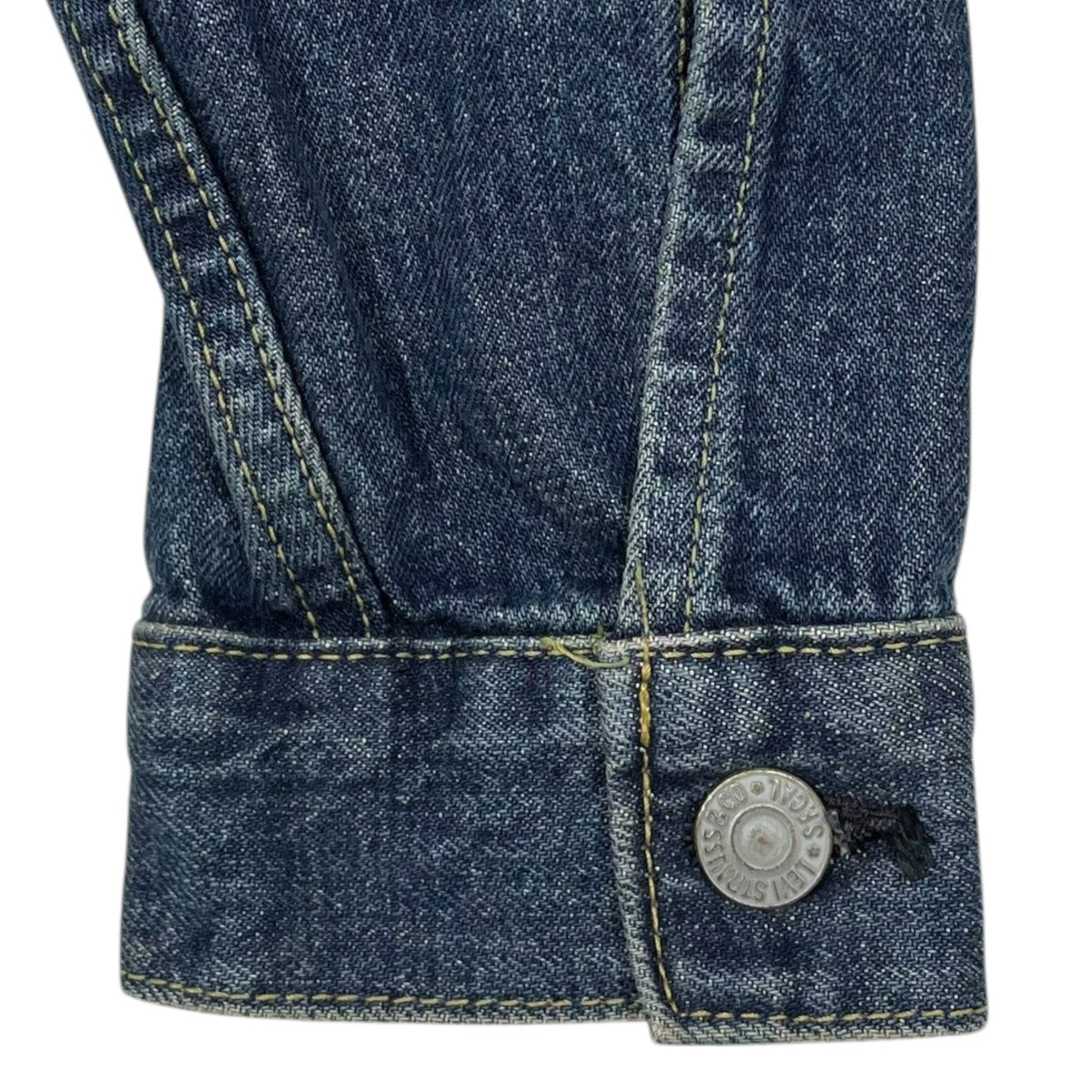 Levi's 507 2nd bigE W38 裏ボタンJ22 LEVI'S(リーバイス) デニムジャケット 507 2nd TYPE 日本製 BIG E