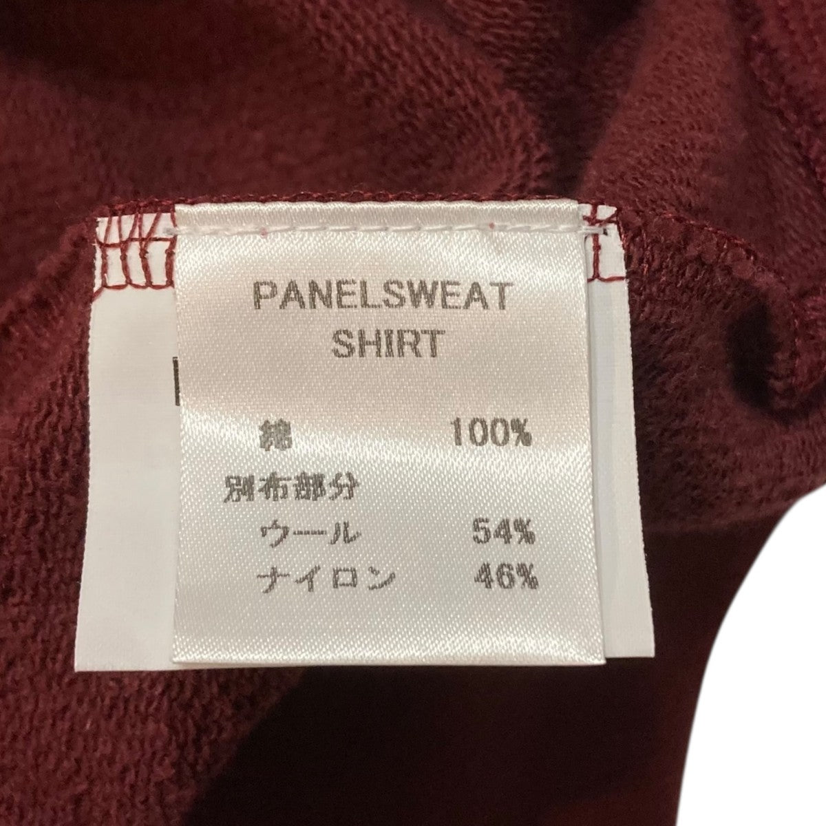 スウェットシャツPANEL SWEAT SHIRT