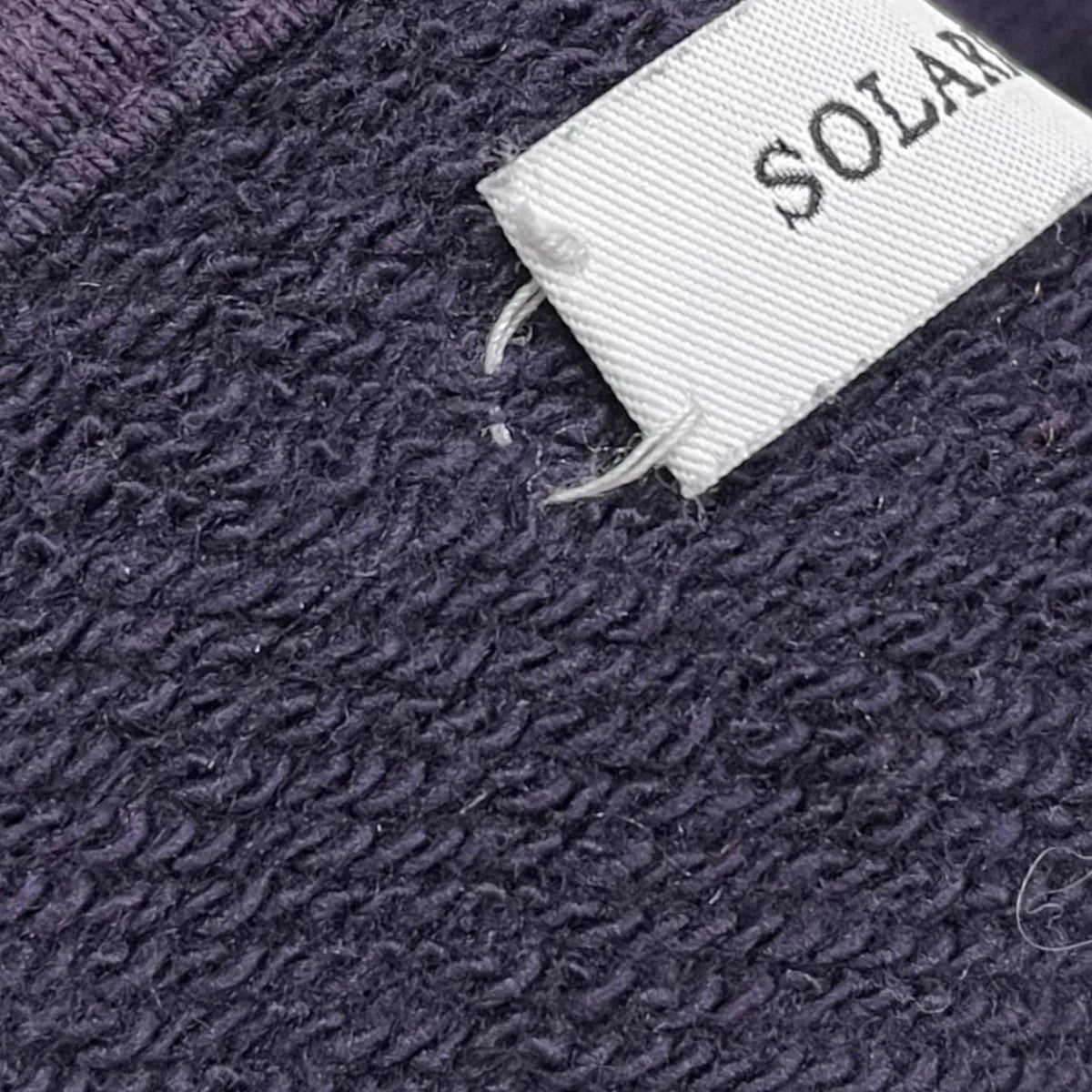 SOLARIS＆CO スウェットトレーナー COLLEGE FLOCKY SWEAT カレッジフロッキースウェット 21AW02005 古着・中古-6枚目のアイテム画像
