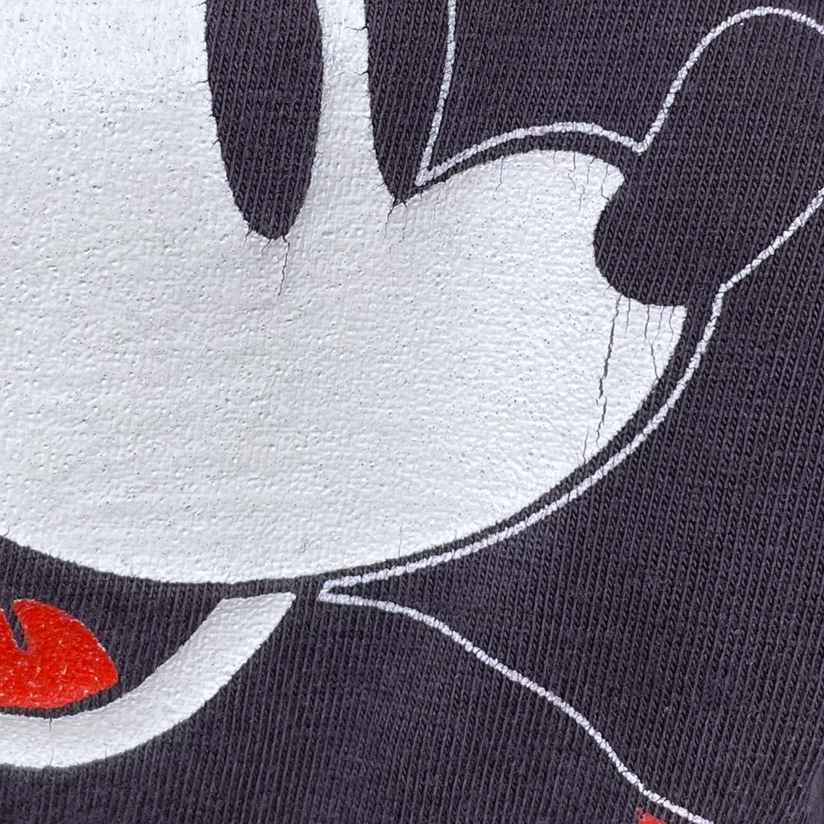Disney 80s ミッキーマウス プリントTシャツ 古着・中古-4枚目のアイテム画像