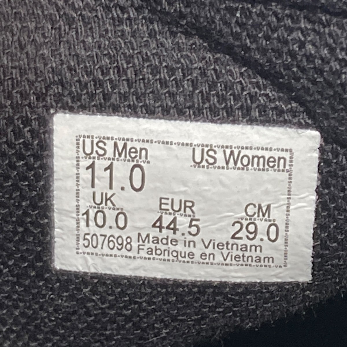 VANS Classic Slip-On SherpaローカットスニーカーVN000CT5BLA 古着・中古-6枚目のアイテム画像