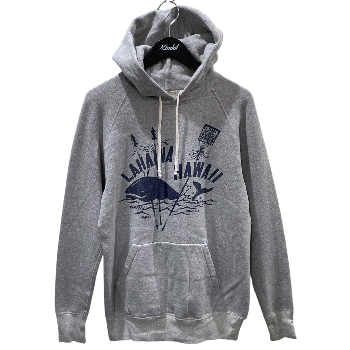 裏起毛プルオーバーパーカー RAGLAN SLEEVE HOODED SWEATSHIRT HAWAII ラグランスリーブフーデッドスウェットシャツハワイ