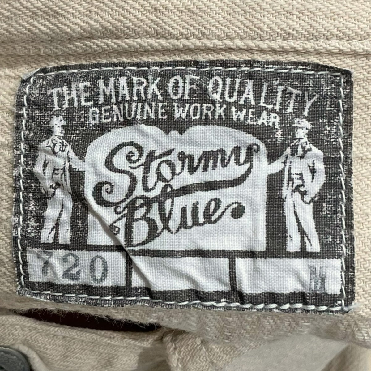 STORMY BLUE ワークシャツ 720 古着・中古-8枚目のアイテム画像