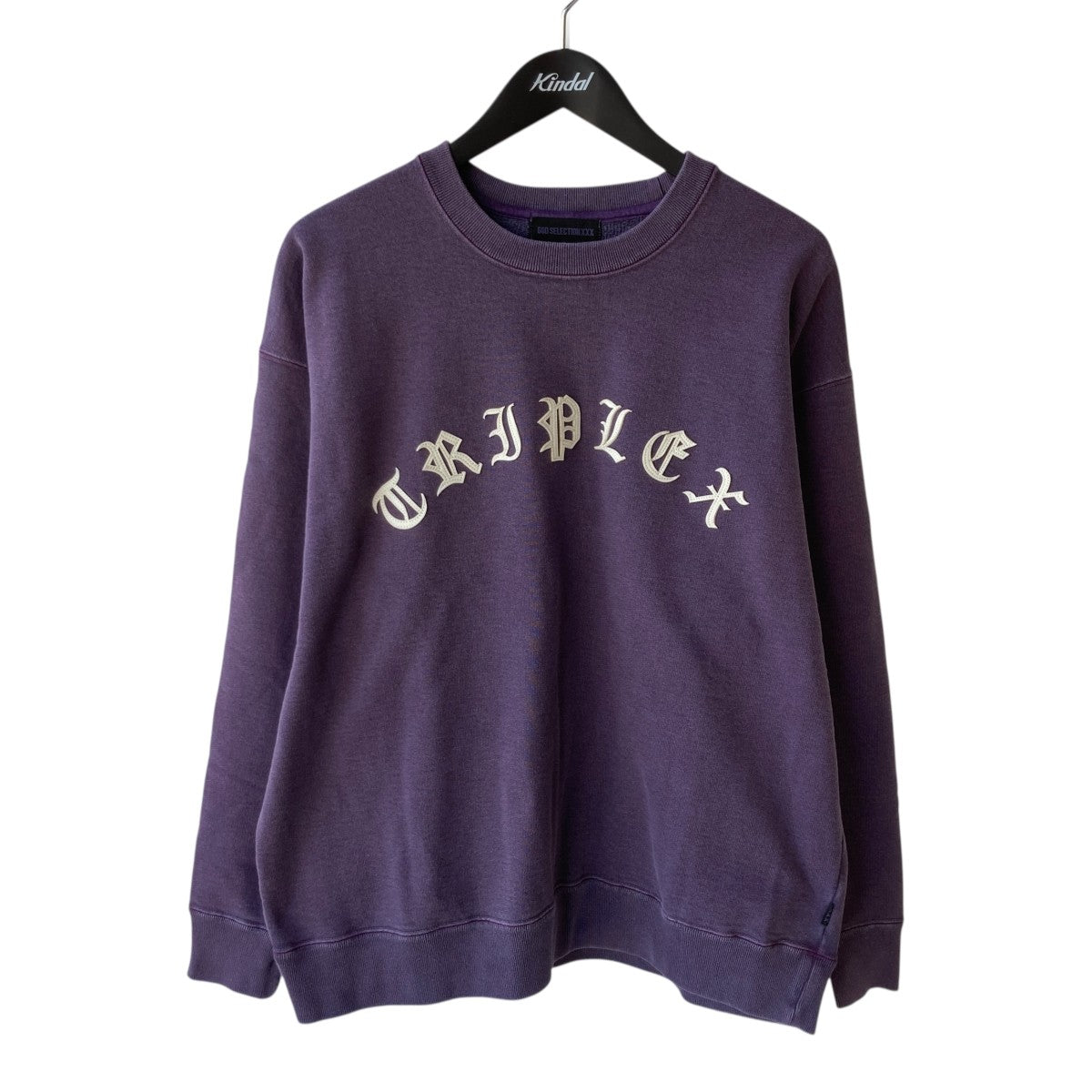 GOD SELECTION XXX 25SSCREW NECK SWEAT SHIRTトレーナーGX-S25-CS-04 古着・中古-1枚目のアイテム画像