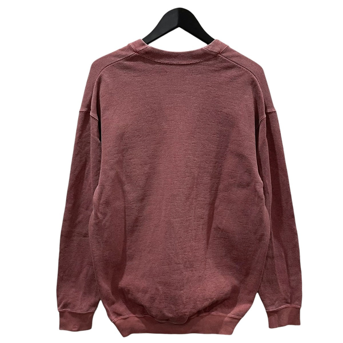 ピグメント加工鹿の子ニットカーディガン Giant Pique Knit Cardigan ジャイアントピケ ニットカーディガン 4220900020