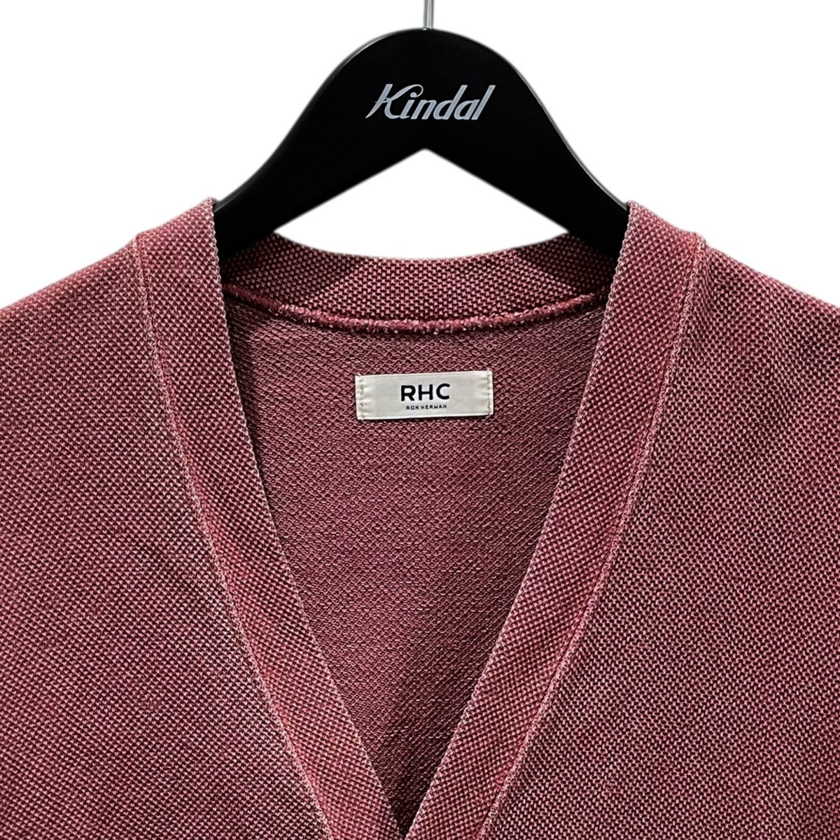 ピグメント加工鹿の子ニットカーディガン Giant Pique Knit Cardigan ジャイアントピケ ニットカーディガン 4220900020