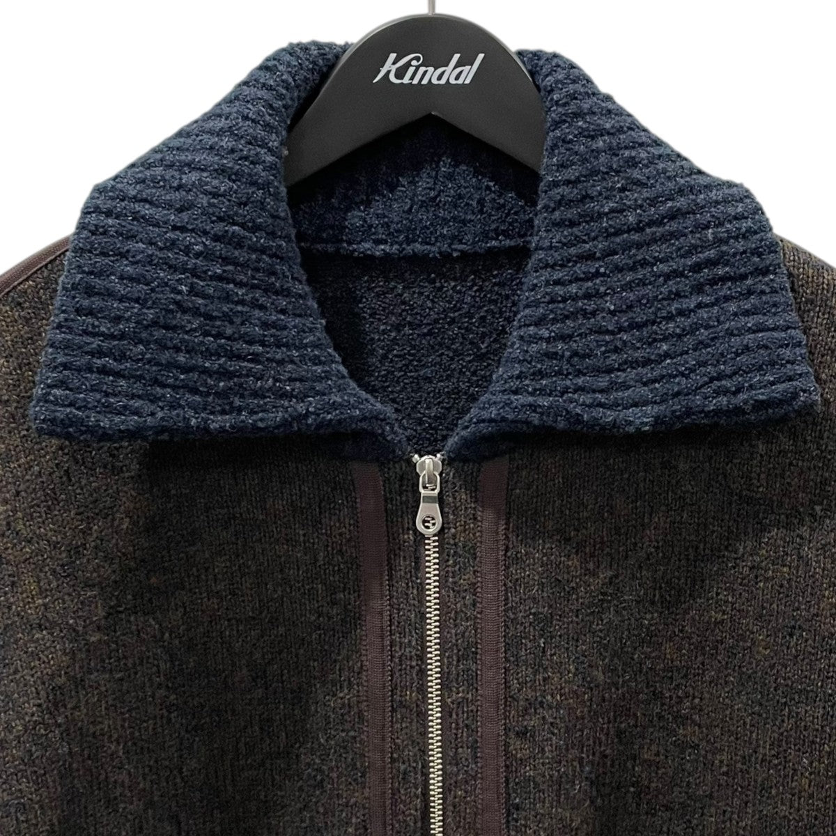 crepuscule×lloomm 25AW ジップアップニットジャケット EXCLUSIVE KNIT FLIGHT JACKET エクスクルーシブ ニットフライトジャケット 2504-001 古着・中古-3枚目のアイテム画像