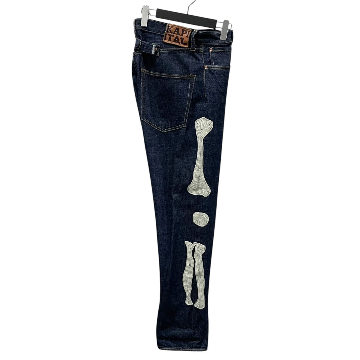 KAPITAL ホーン刺繍デニムパンツ 12．5oz Denim Mexican Tuxedo 5P OKAGILLY 12．5オンス デニム メキシカンタキシード ファイブポケット オカギリー EK-1528LPA 古着・中古-5枚目のアイテム画像