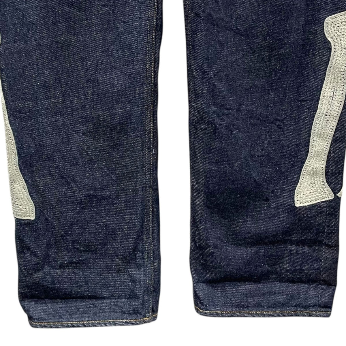 KAPITAL ホーン刺繍デニムパンツ 12．5oz Denim Mexican Tuxedo 5P OKAGILLY 12．5オンス デニム メキシカンタキシード ファイブポケット オカギリー EK-1528LPA 古着・中古-7枚目のアイテム画像