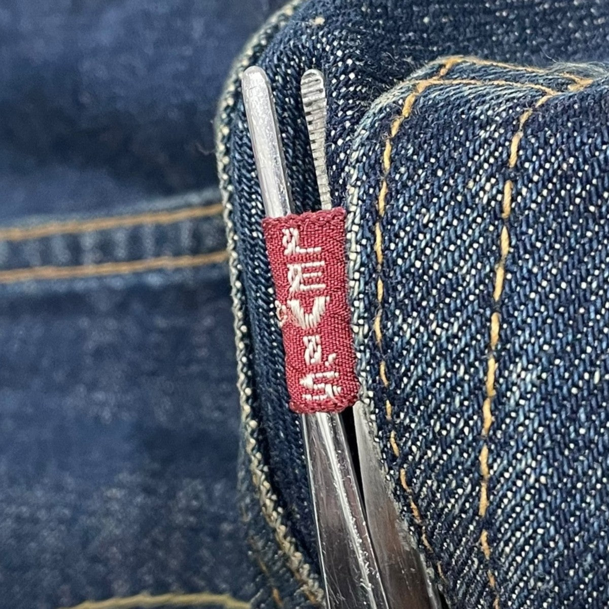 levis デニムパンツ 501 Aタイプ 米国製 BIG E 古着・中古-8枚目のアイテム画像