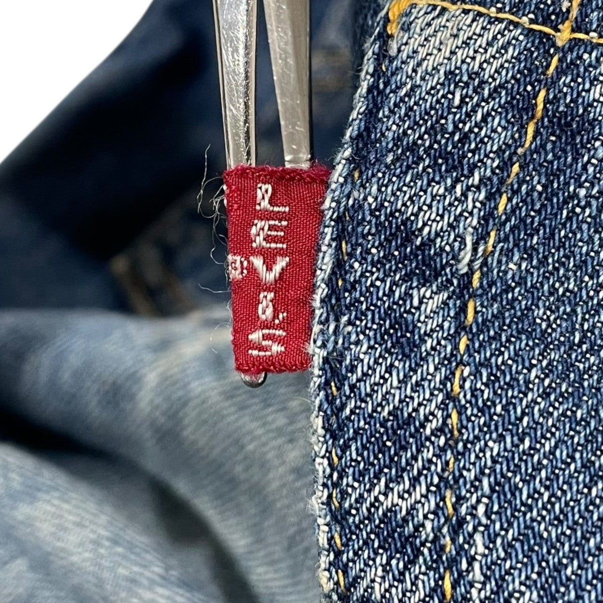levis デニムパンツ ボタン裏S BIG E 古着・中古-6枚目のアイテム画像