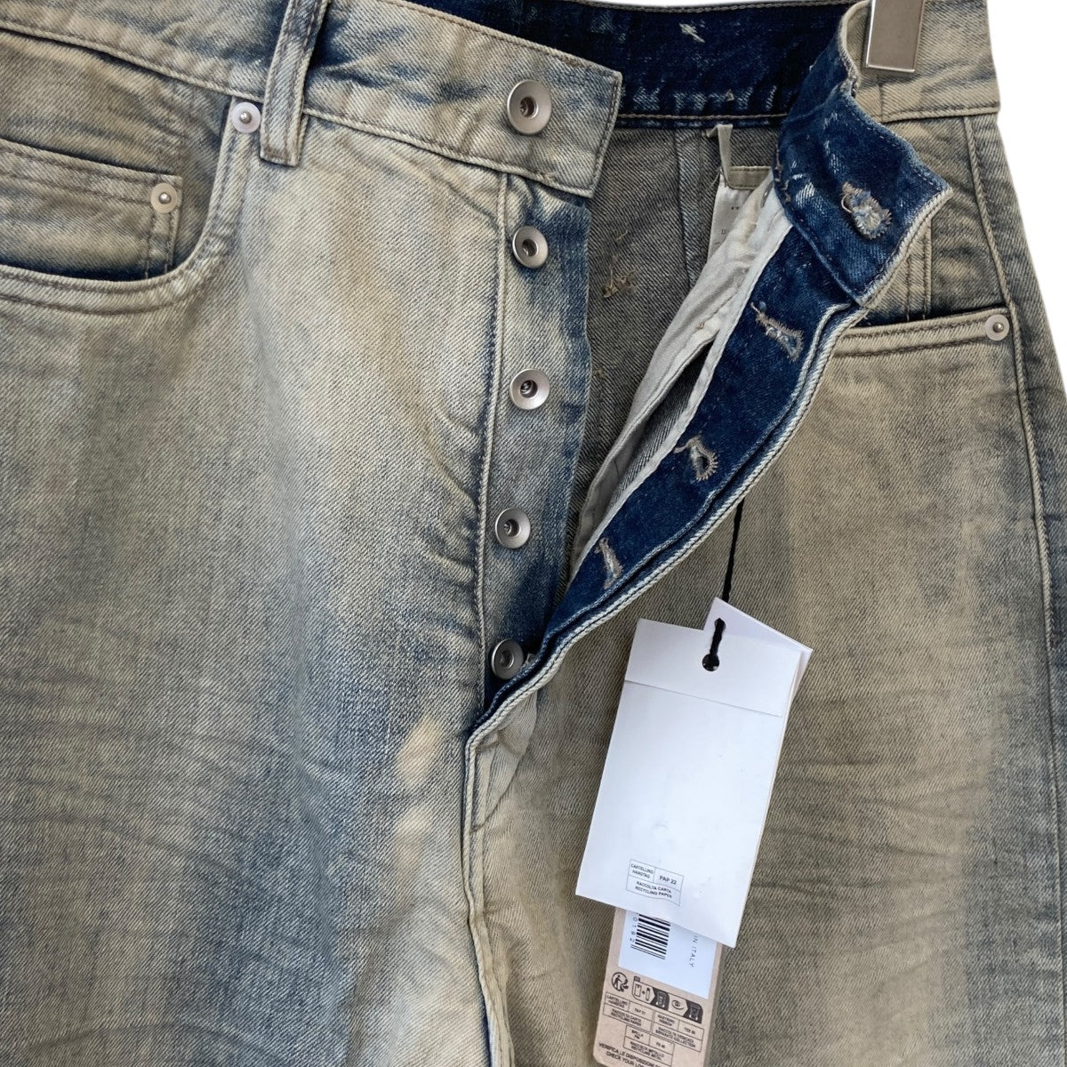 BOLAN BOOTCUT加工デニムパンツDU02E7365-DMP