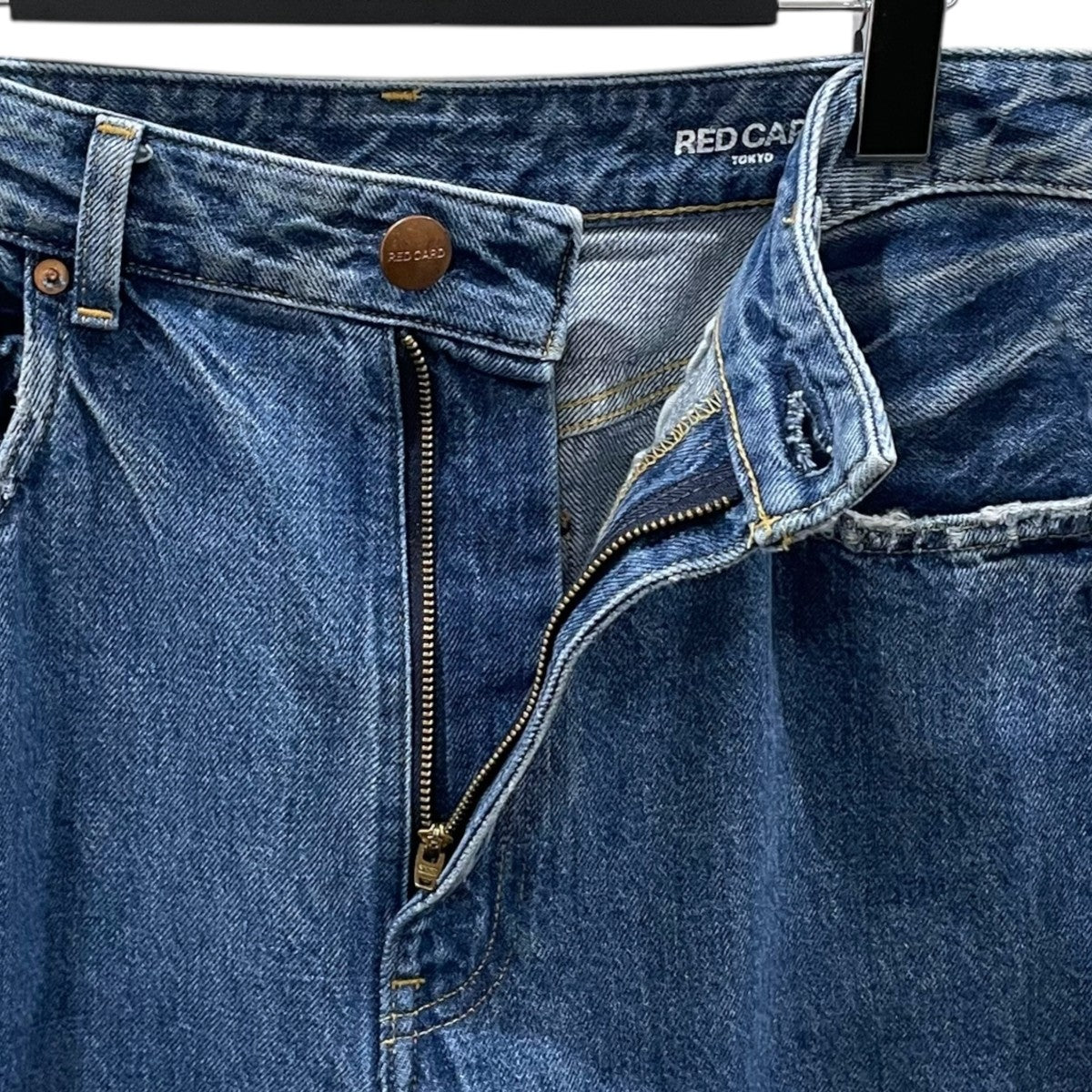 RED CARD ダメージ加工ワイドストレート デニムパンツ Dakota ダコタ 723432 古着・中古-3枚目のアイテム画像