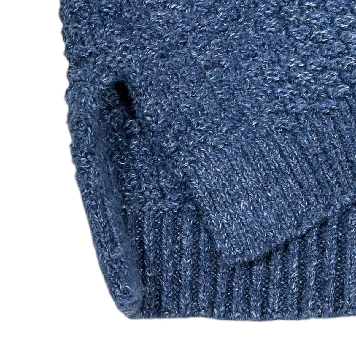 RRL インディゴ コットン ワッフル ニット セーター Indigo Cotton Waffle Knit Sweater 782959824001 古着・中古-5枚目のアイテム画像