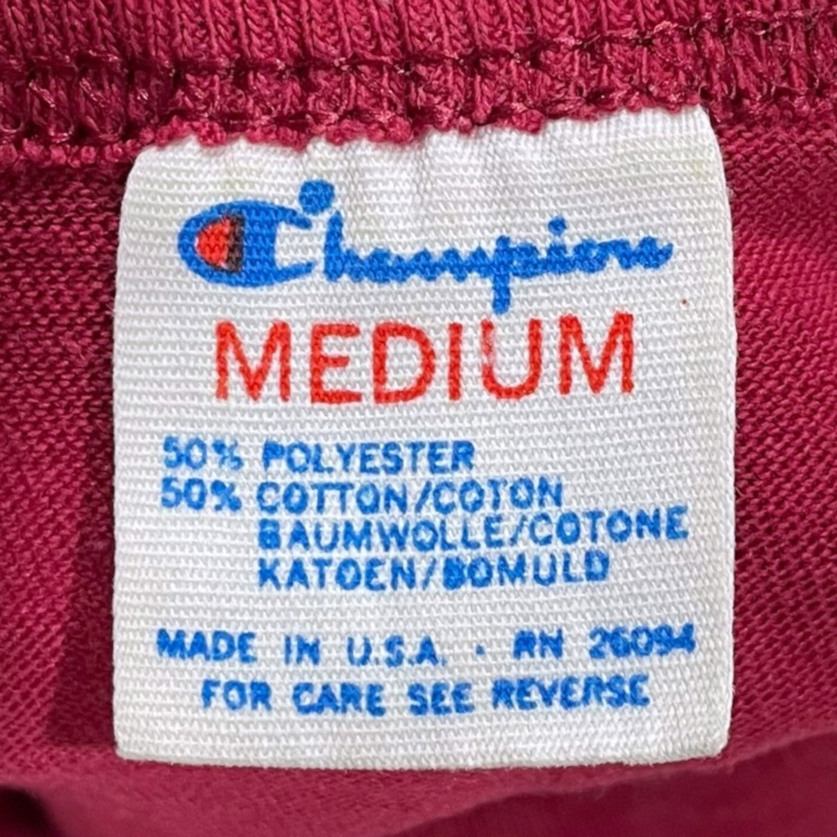 Champion 80s プリントTシャツ 古着・中古-5枚目のアイテム画像