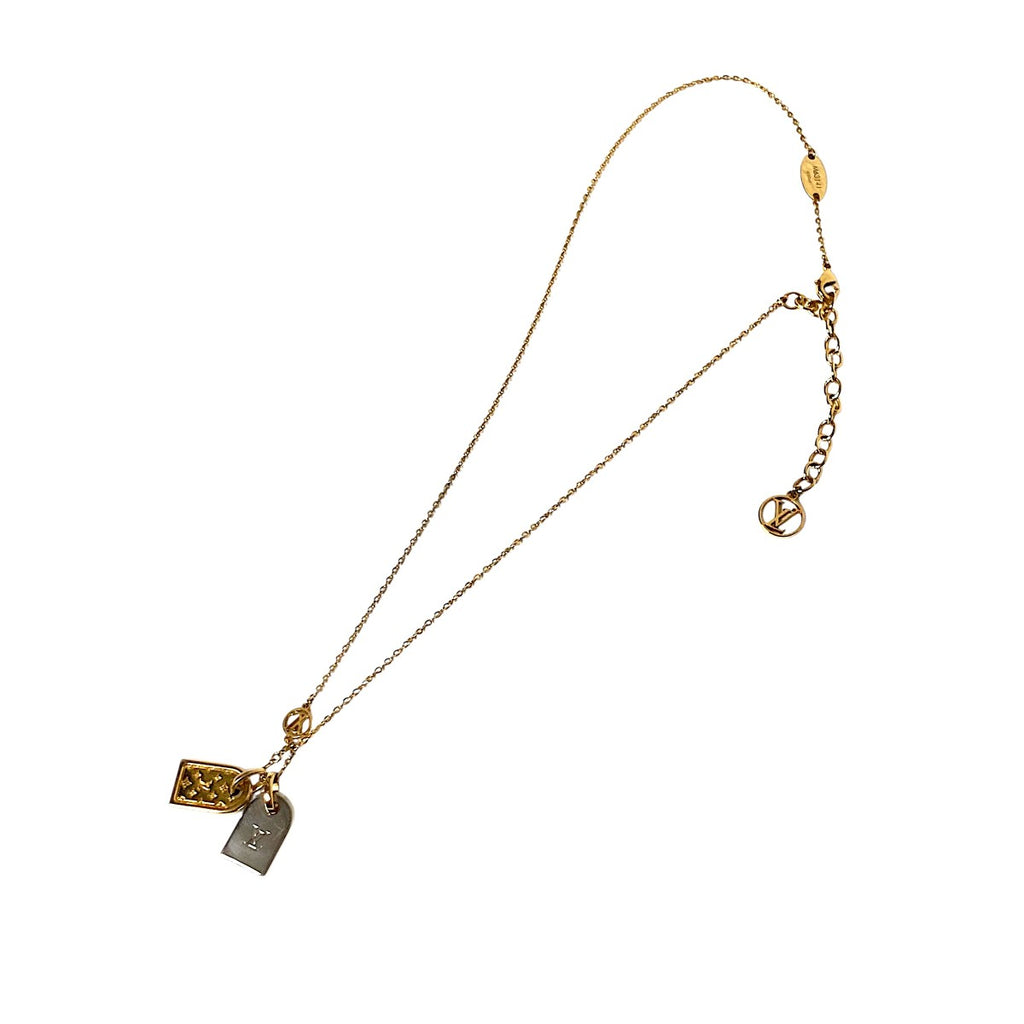 LOUIS VUITTON(ルイヴィトン) ナノグラムネックレスM63141 M63141 