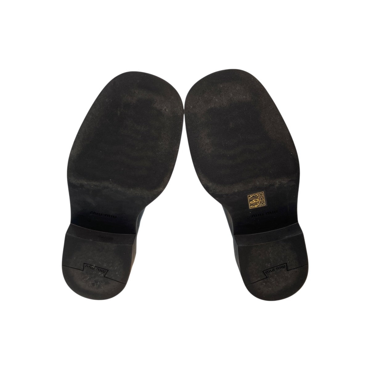 MIU MIU(ミュウミュウ) Tバーレザーシューズ5E318E 5E318E ブラック