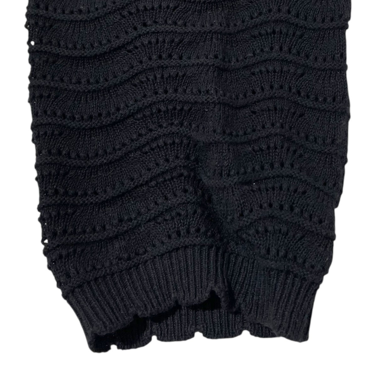 DEMYLEE カーディガン　黒 DEMYLEE(デミリー) コットンニットカーディガン ELVA CARDIGAN