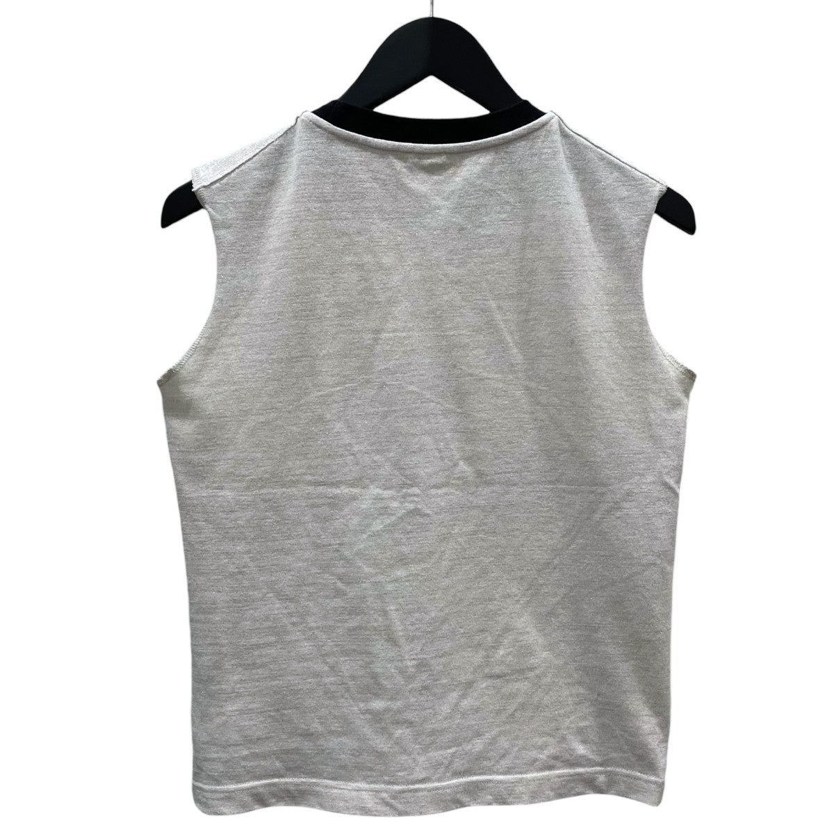 24SS フロッキーロゴプリントタンクトップ ORGANIC COTTON GLITTER NO SLEEVE TEE オーガニックコットン グリッターノースリーブティー 241-02-0010