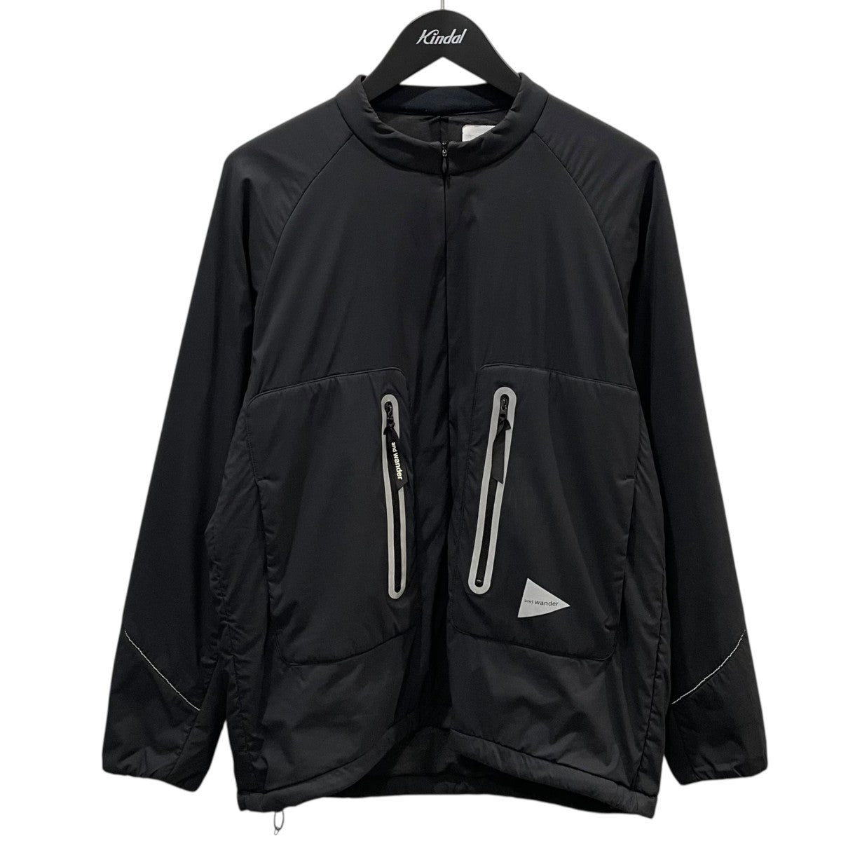 and wander ジップアップ中綿ジャケット polartec alpha jacket ポーラテックアルファジャケット AW73-FT013 古着・中古-1枚目のアイテム画像