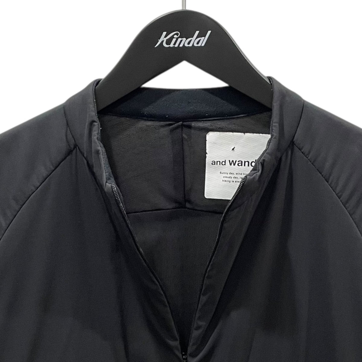 and wander ジップアップ中綿ジャケット polartec alpha jacket ポーラテックアルファジャケット AW73-FT013 古着・中古-3枚目のアイテム画像