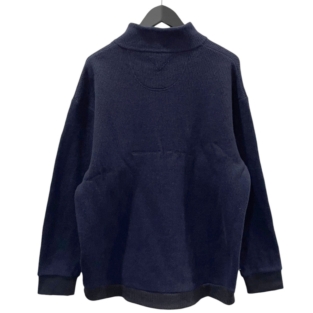 22AW ハーフジップリブニットセーター HALF ZIP KNIT PULLOVER ハーフジップニットプルオーバー WM2273525