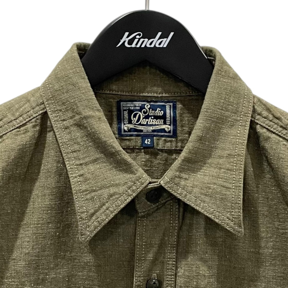 STUDIO D’ARTISAN 半袖シャツ Chambray Short Sleeve Shirt シャンブレーショートスリーブシャツ 5723 古着・中古-3枚目のアイテム画像
