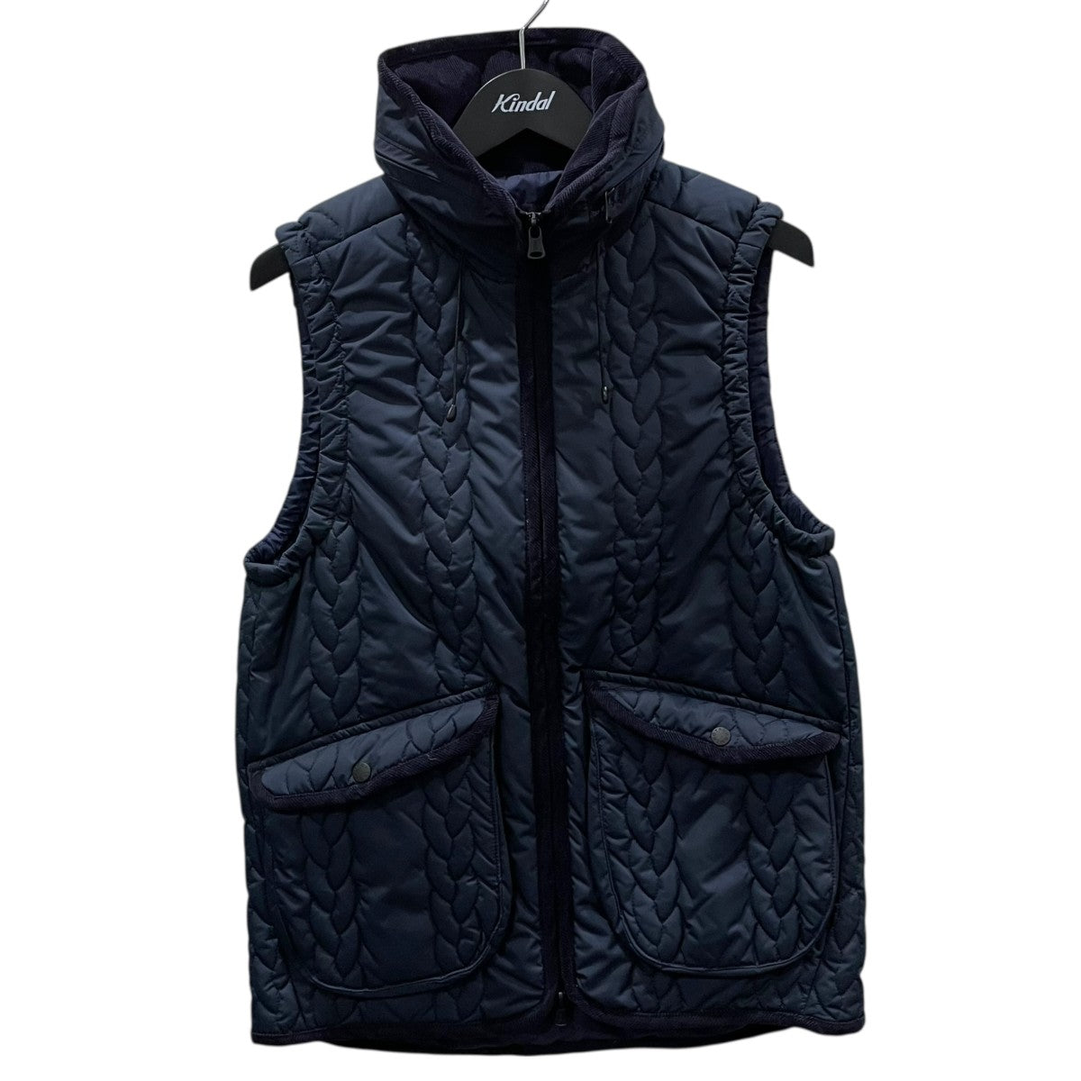 MINOTAUR 13AW キルティング中綿ベスト CABLE QUILTING INSULATION VEST ケーブル キルティング インサレーション ベスト 63269007 古着・中古-1枚目のアイテム画像
