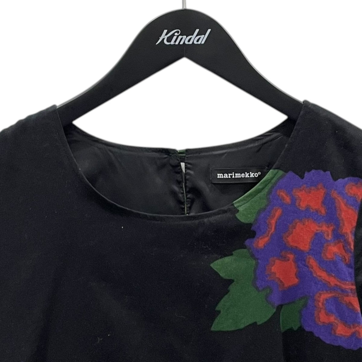 marimekko 七分袖ワンピース Perhosen Uni Dress ペルホネン ウニ ドレス 52142-36926 古着・中古-3枚目のアイテム画像