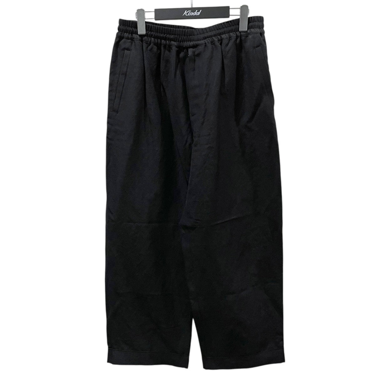 イージーワイドパンツ Wool linen washer PANTS ウールリネン ワッシャーパンツ