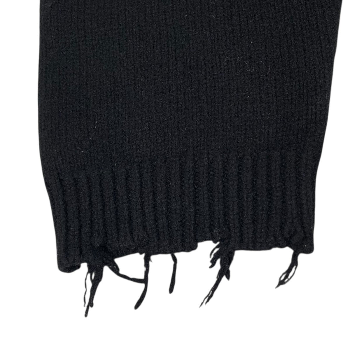19SS ダメージ加工ニットカーディガン Crash Wide Knit Cardigan クラッシュワイドニットカーディガン 0119030505