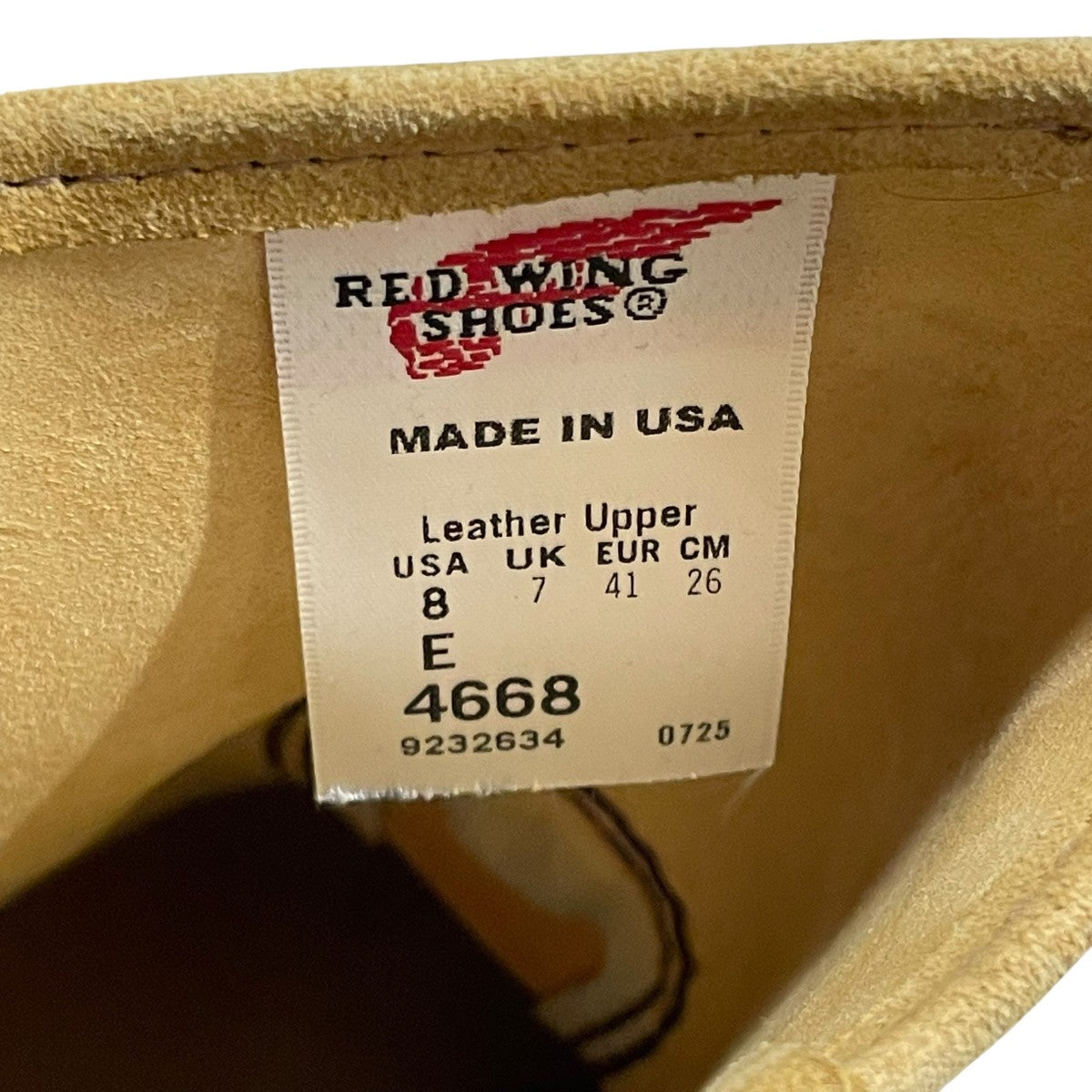 RED WING×HUMAN MADE 9 INCH PECOSペコスブーツ4668 4668 ベージュ RED WING×HUMAN MADE 9 INCH PECOSペコスブーツ4668 4668 ベージュ