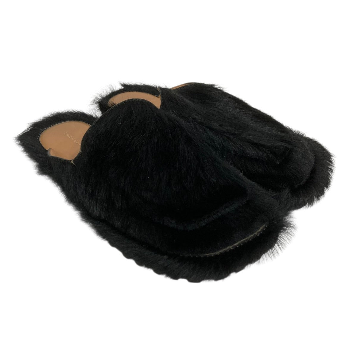 DRIES VAN NOTEN ファーサンダルDD946 古着・中古-1枚目のアイテム画像
