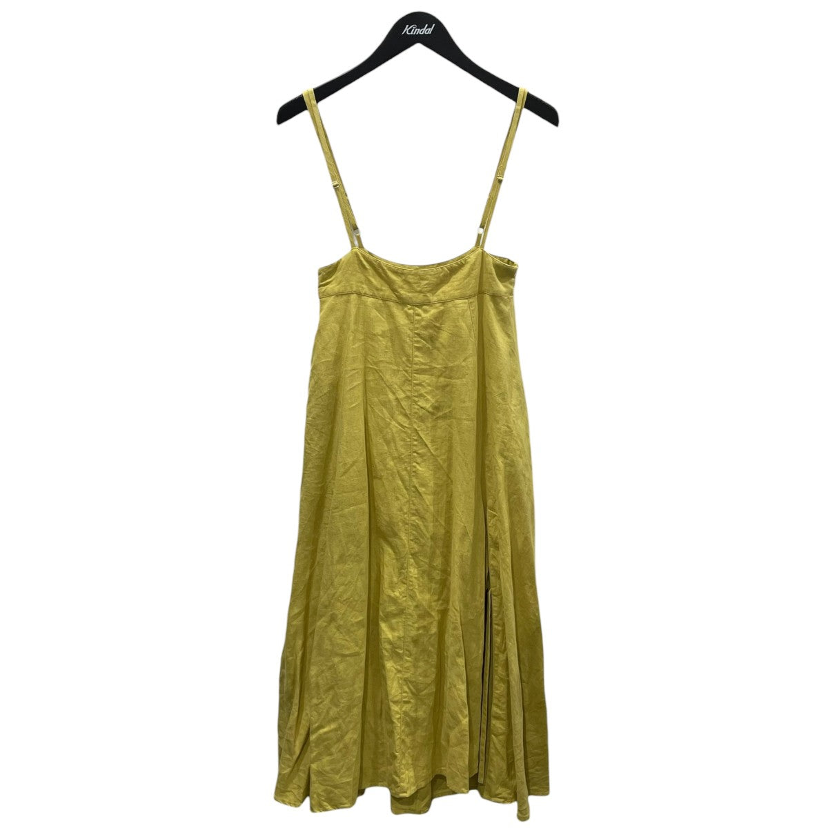 LEINWANDE リネンスリットキャミソールワンピース Linen slit camisole dress 0220010702 古着・中古-1枚目のアイテム画像