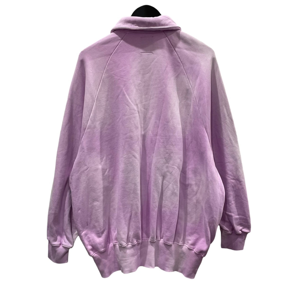RhodolirioN×IMA：ZINE 24AW ヴィンテージ加工ポロスウェットトレーナー Polo Sweatshirt (Damaged) ポロスウェットシャツ PS1096 古着・中古-2枚目のアイテム画像